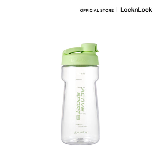 LocknLock ขวดน้ำพลาสติก ACTIVE SPORTS BOTTLE ความจุ 550 ml. รุ่น ABF723GRN