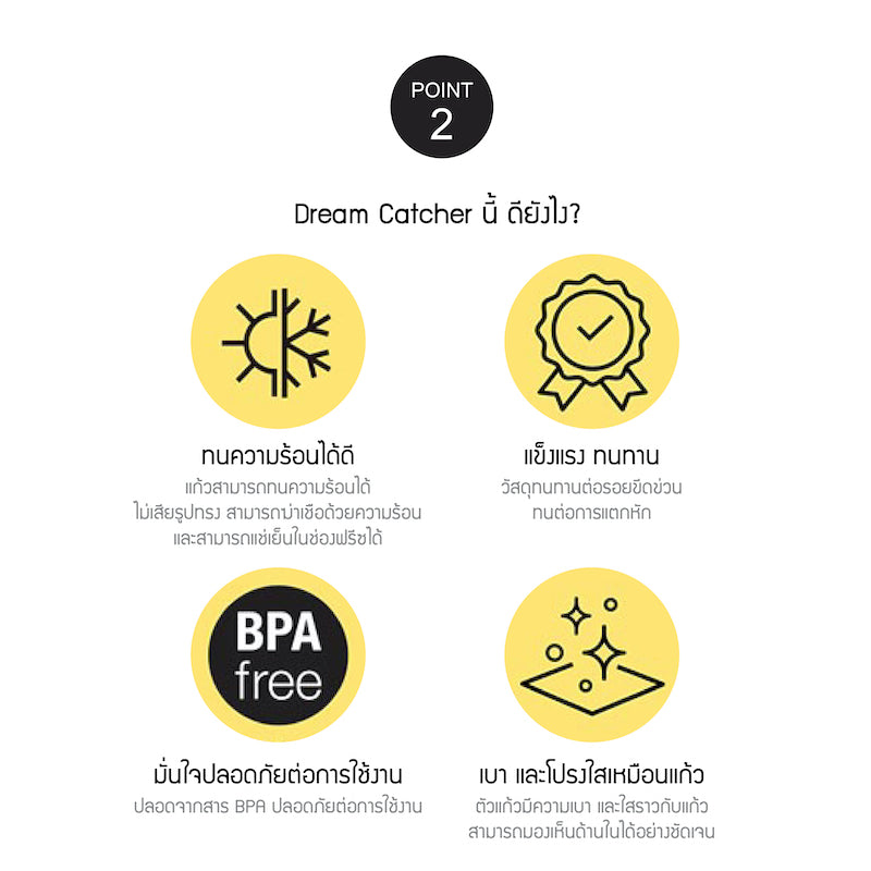 LocknLock แก้วน้ำพลาสติกพร้อมหลอด Dream Catcher 540 ml. - ABF779 ...