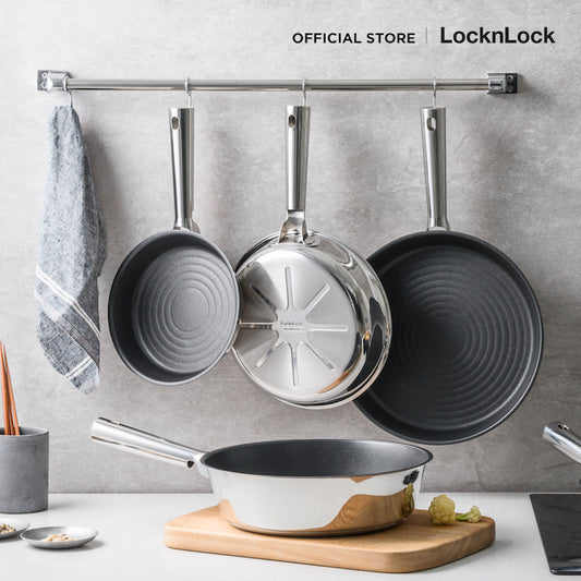 LocknLock กระทะสแตนเลส สตีล SUIT STAINLESS COOKWARE