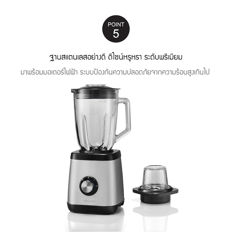 LocknLock Power Blender เครื่องปั่นพลังสูง รุ่น EJM366