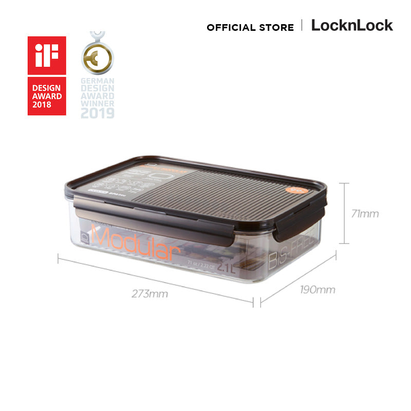 LocknLock Bisfree Modular 2100 ml. - LBF406