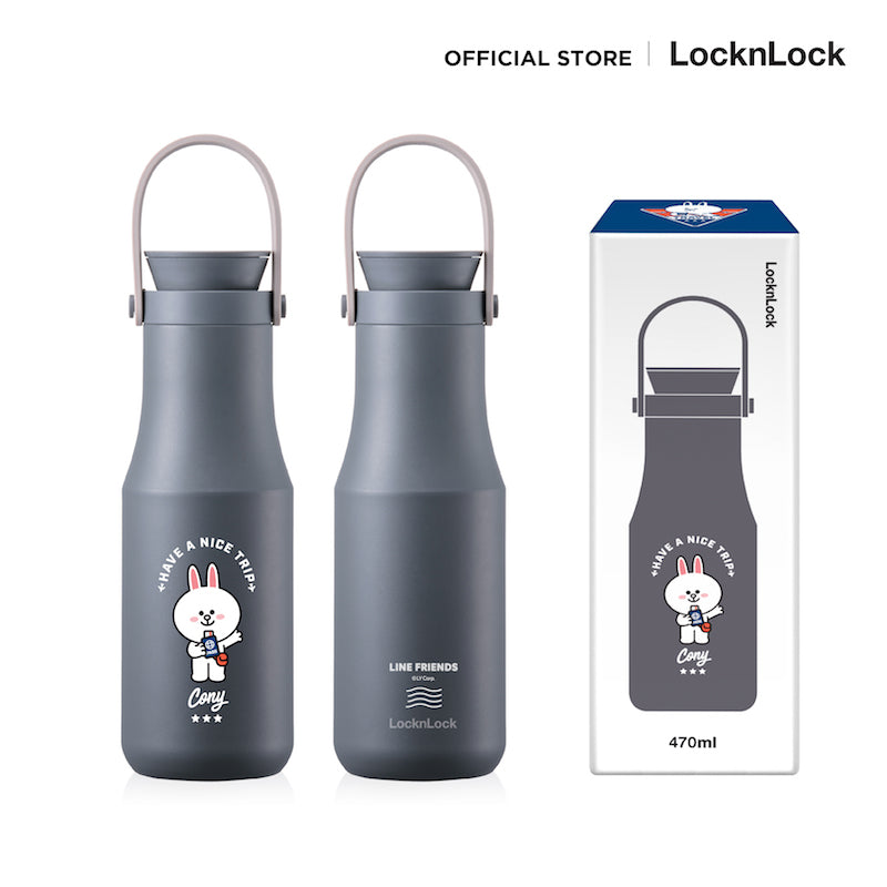 LocknLock with Line Friends กระบอกน้ำสุญญากาศสองชั้น Mertro Double Tumbler 470 ml. - LHC4202LF