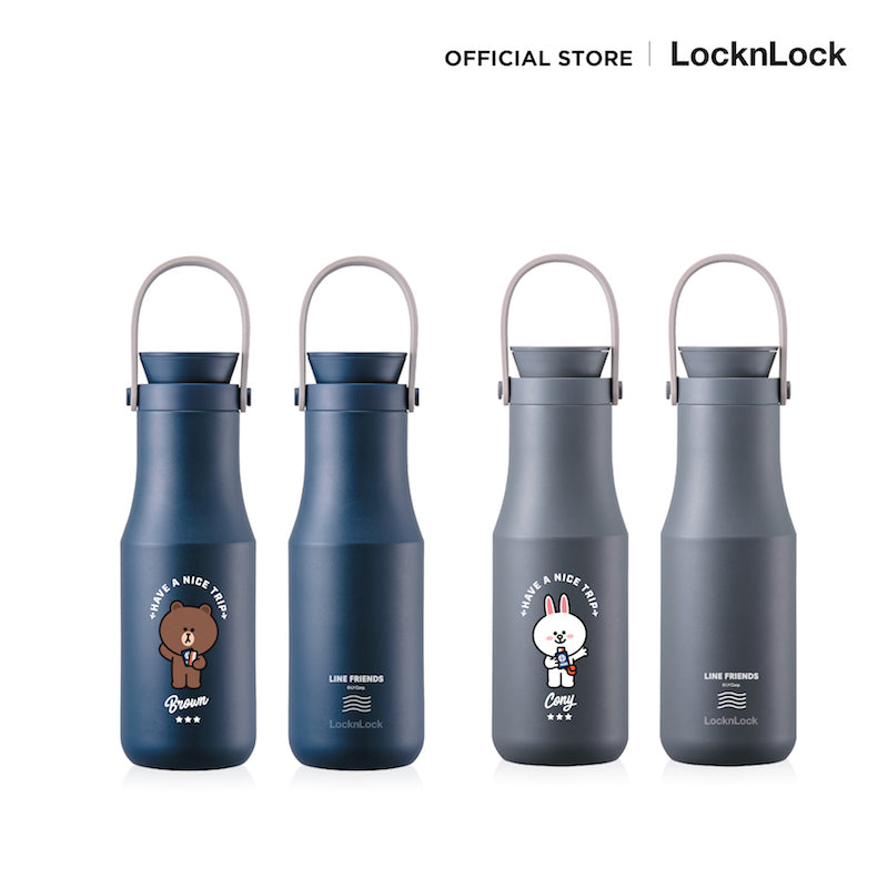 LocknLock with Line Friends กระบอกน้ำสุญญากาศสองชั้น Mertro Double Tumbler 470 ml. - LHC4202LF