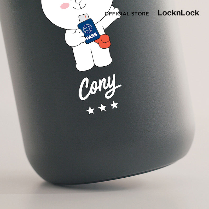 LocknLock with Line Friends กระบอกน้ำสุญญากาศสองชั้น Mertro Double Tumbler 470 ml. - LHC4202LF