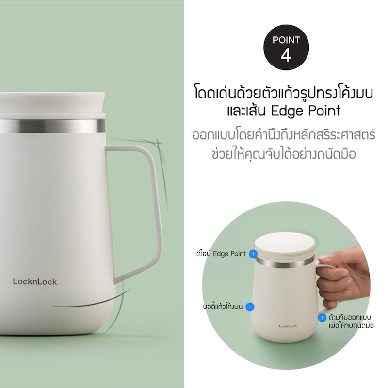 LocknLock Metro Tea Mug 400 ml. - LHC4305