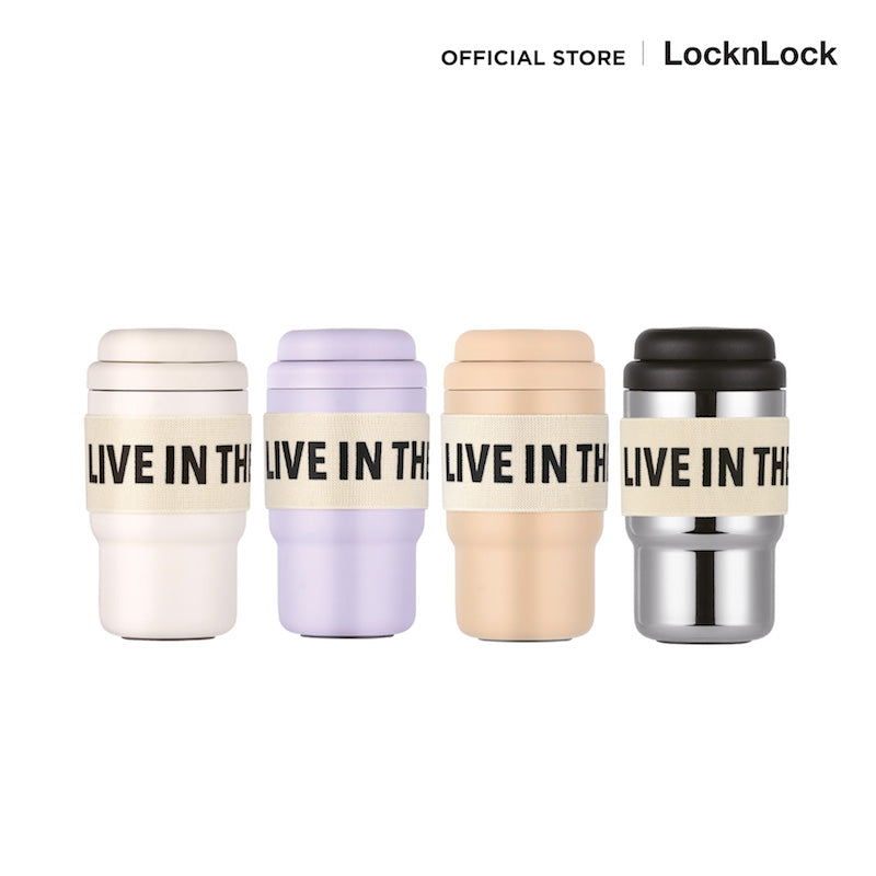 LocknLock Vacuum Coffee Bottle แก้วเก็บอุณหภูมิ ขนาด 380 มล. รุ่น LHC3327