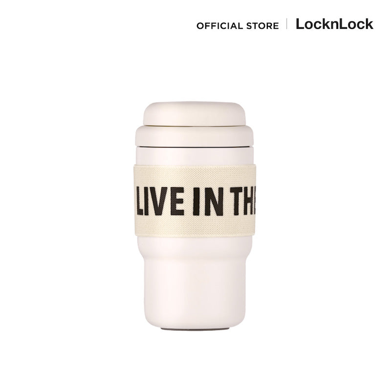 LocknLock Vacuum Coffee Bottle แก้วเก็บอุณหภูมิ ขนาด 380 มล. รุ่น LHC3327