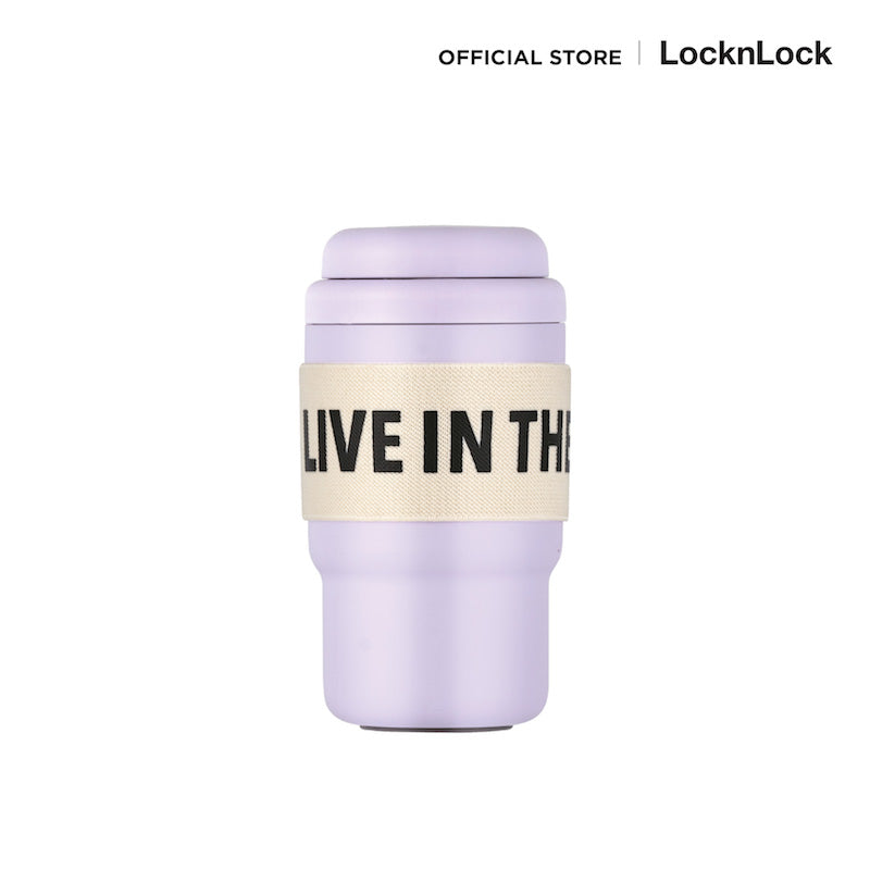 LocknLock Vacuum Coffee Bottle แก้วเก็บอุณหภูมิ ขนาด 380 มล. รุ่น LHC3327