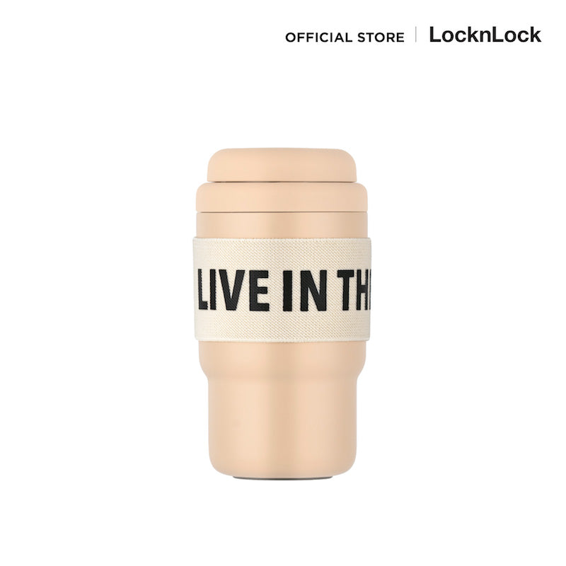 LocknLock Vacuum Coffee Bottle แก้วเก็บอุณหภูมิ ขนาด 380 มล. รุ่น LHC3327