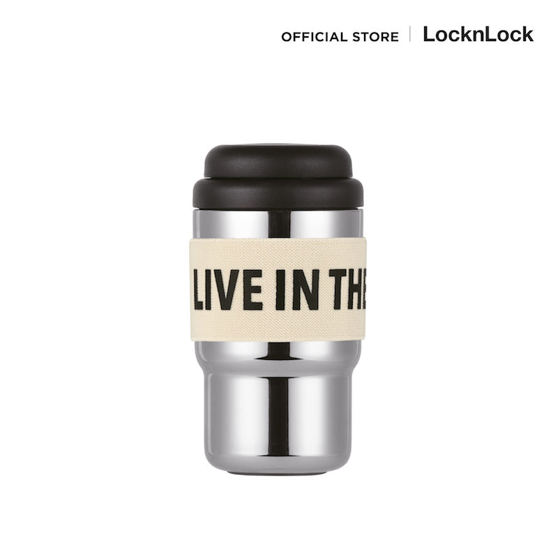 LocknLock Vacuum Coffee Bottle แก้วเก็บอุณหภูมิ ขนาด 380 มล. รุ่น LHC3327