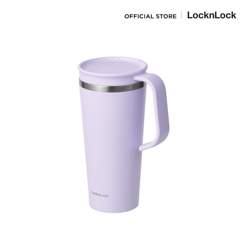 LocknLock Daily Handle Tumbler แก้วน้ำเก็บอุณหภูมิ สีพาสเทล ขนาด 600 ml. รุ่น LHC4330