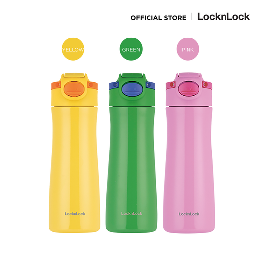 LocknLock กระติกน้ำเก็บอุณหูมิ FUFU KIDs TUMBLER ความจุ 600 ml. - LHC3304