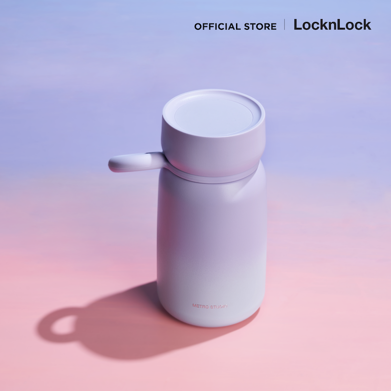 LocknLock แก้วเก็บอุณหภูมิ Metro Studio Gradition Midnight Purple 350 ml. - LHC4361VOL