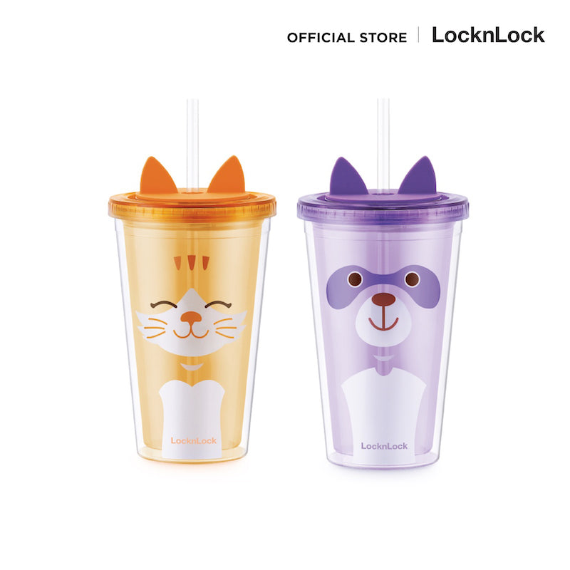 แก้วน้ำ 2 ชั้น Animal Double Wall Cold Cup